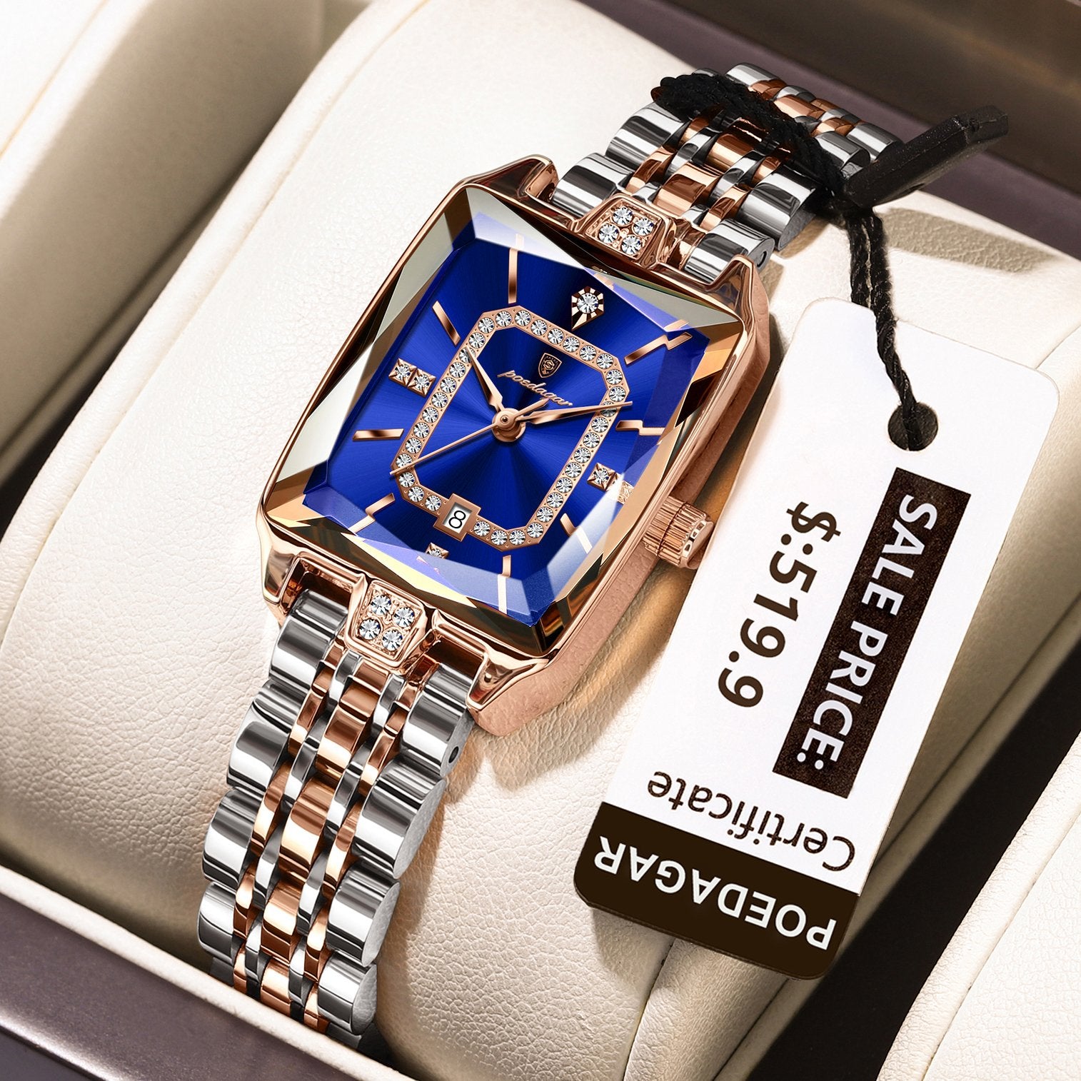 Poedagar 785 watch Gold Blue S variant