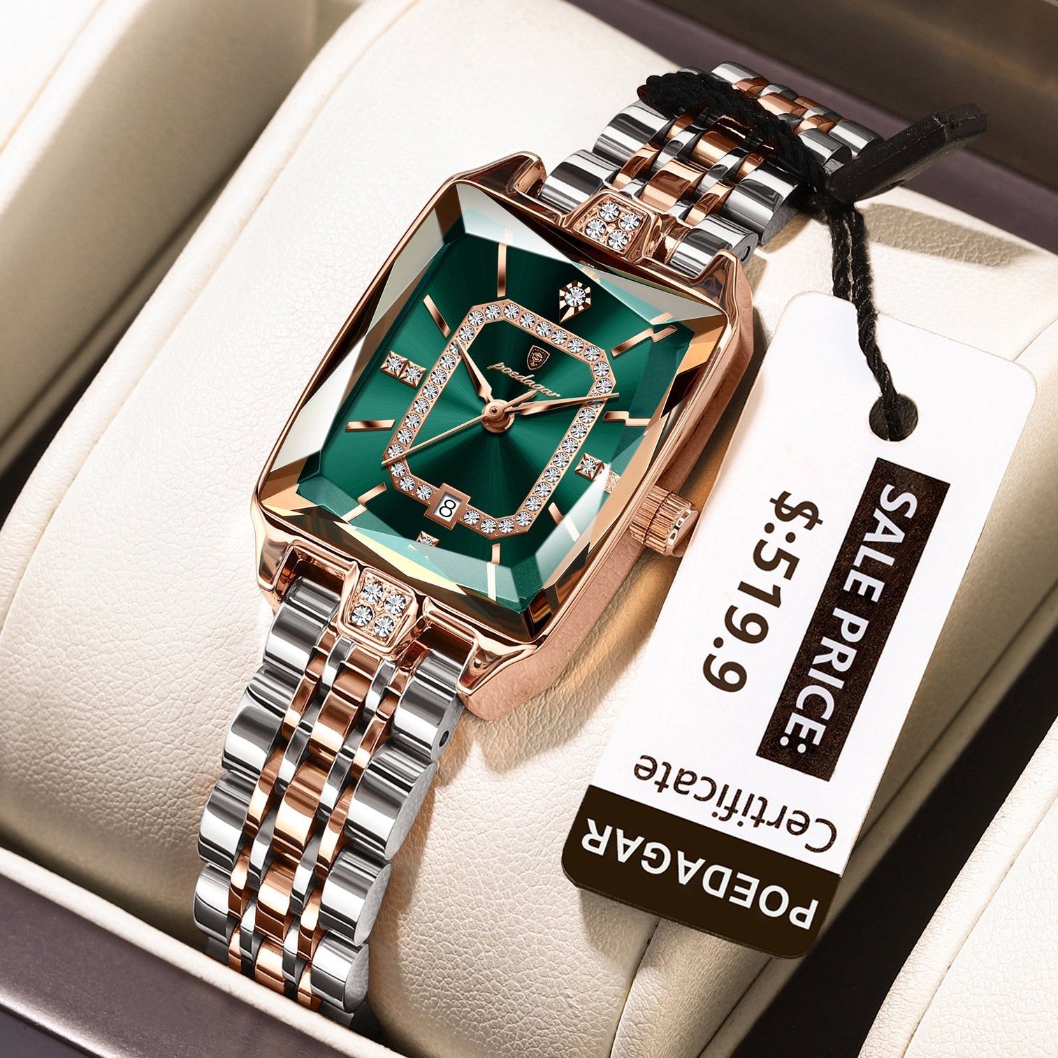 Poedagar 785 watch Gold Green S variant