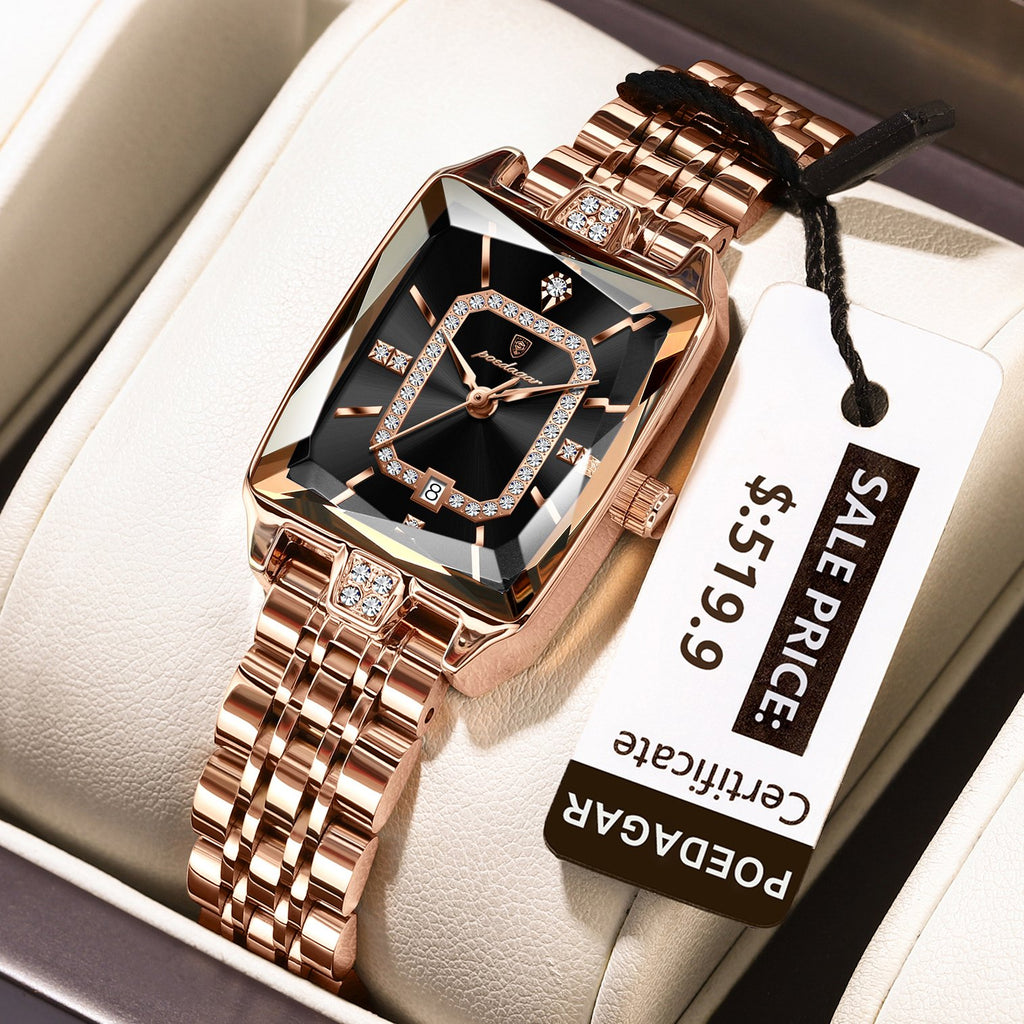 Poedagar 785 watch Rose Gold Black S variant