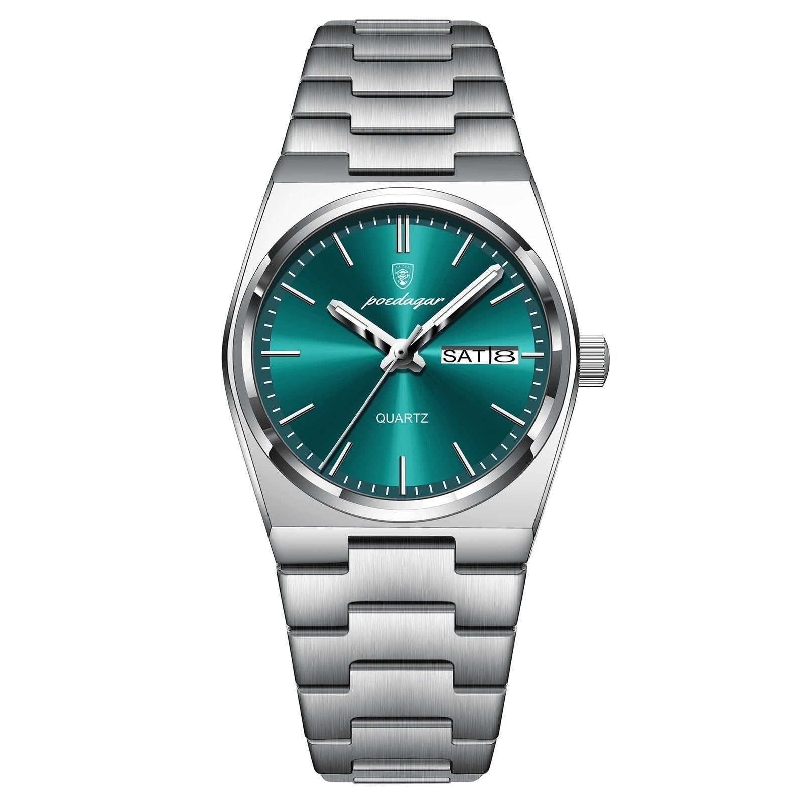 Poedagar 786 watch Silver Green variant