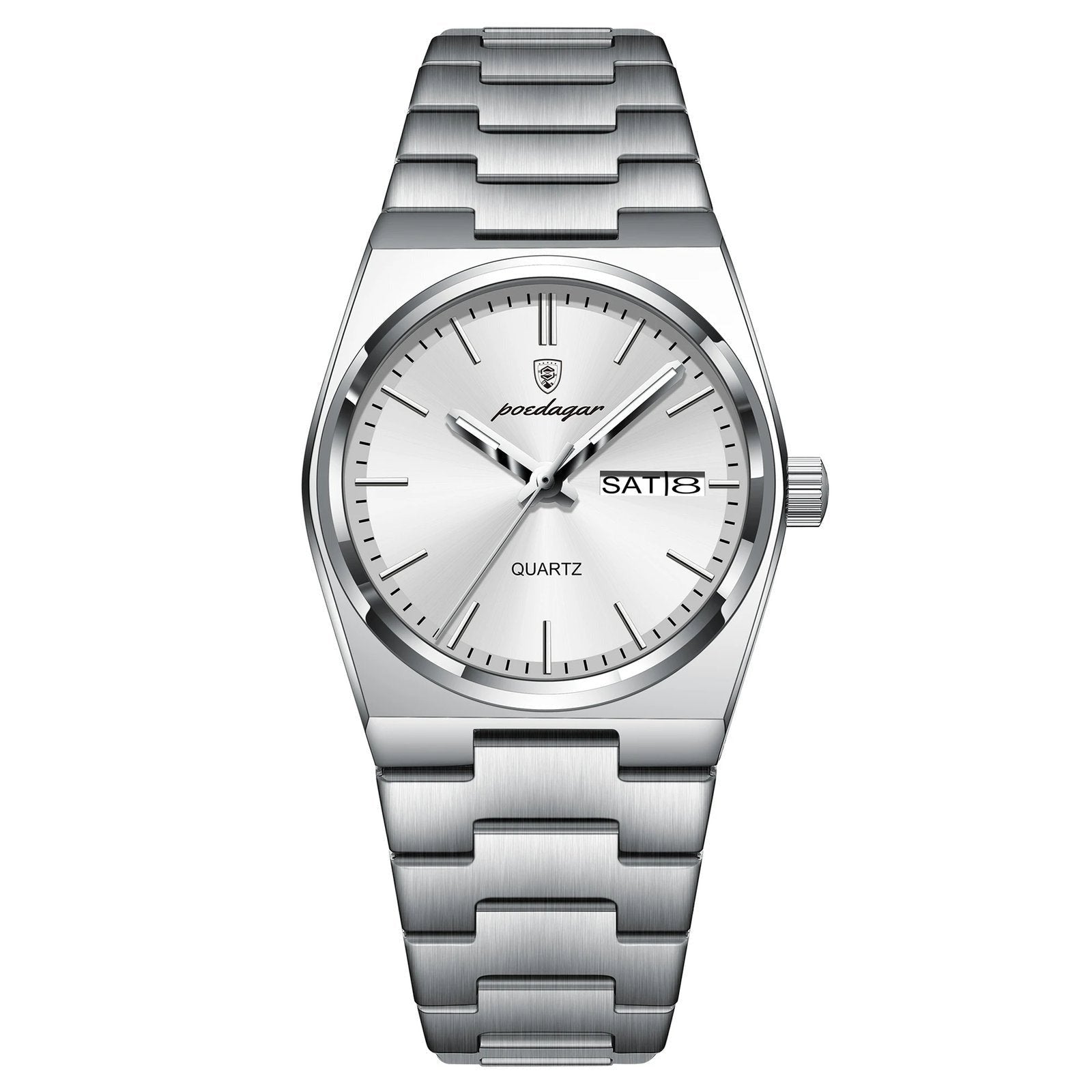 Poedagar 786 watch Silver White variant