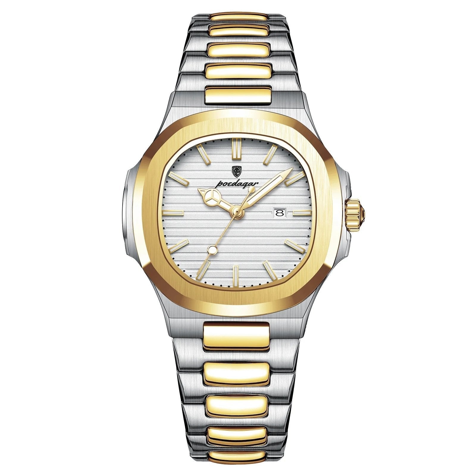 Poedagar 789 watch Gold White variant