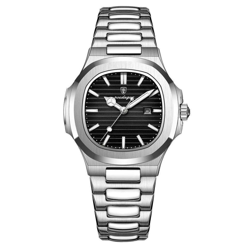 Poedagar 789 watch Silver Black variant