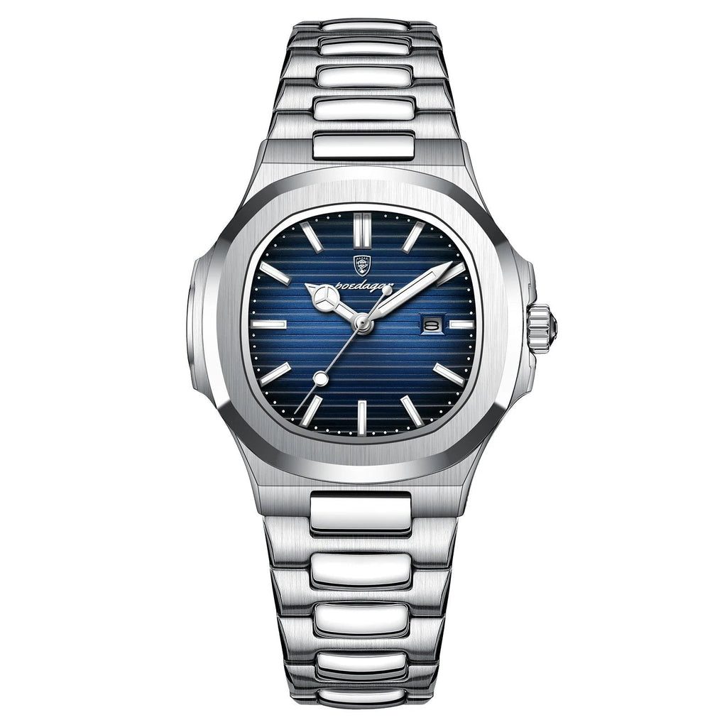 Poedagar 789 watch Silver Blue variant