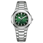 Poedagar 789 watch Silver Green variant