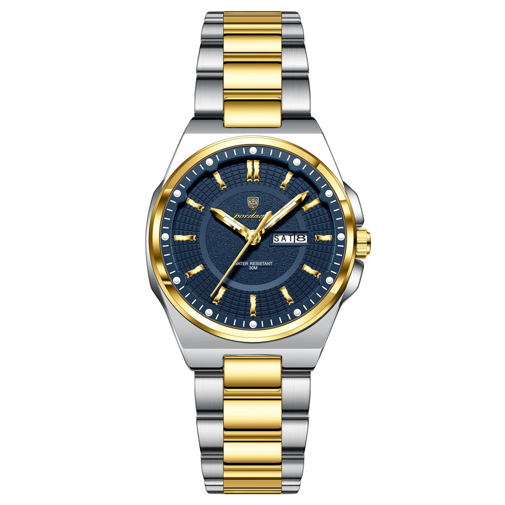 Poedagar 796 watch Gold Blue variant