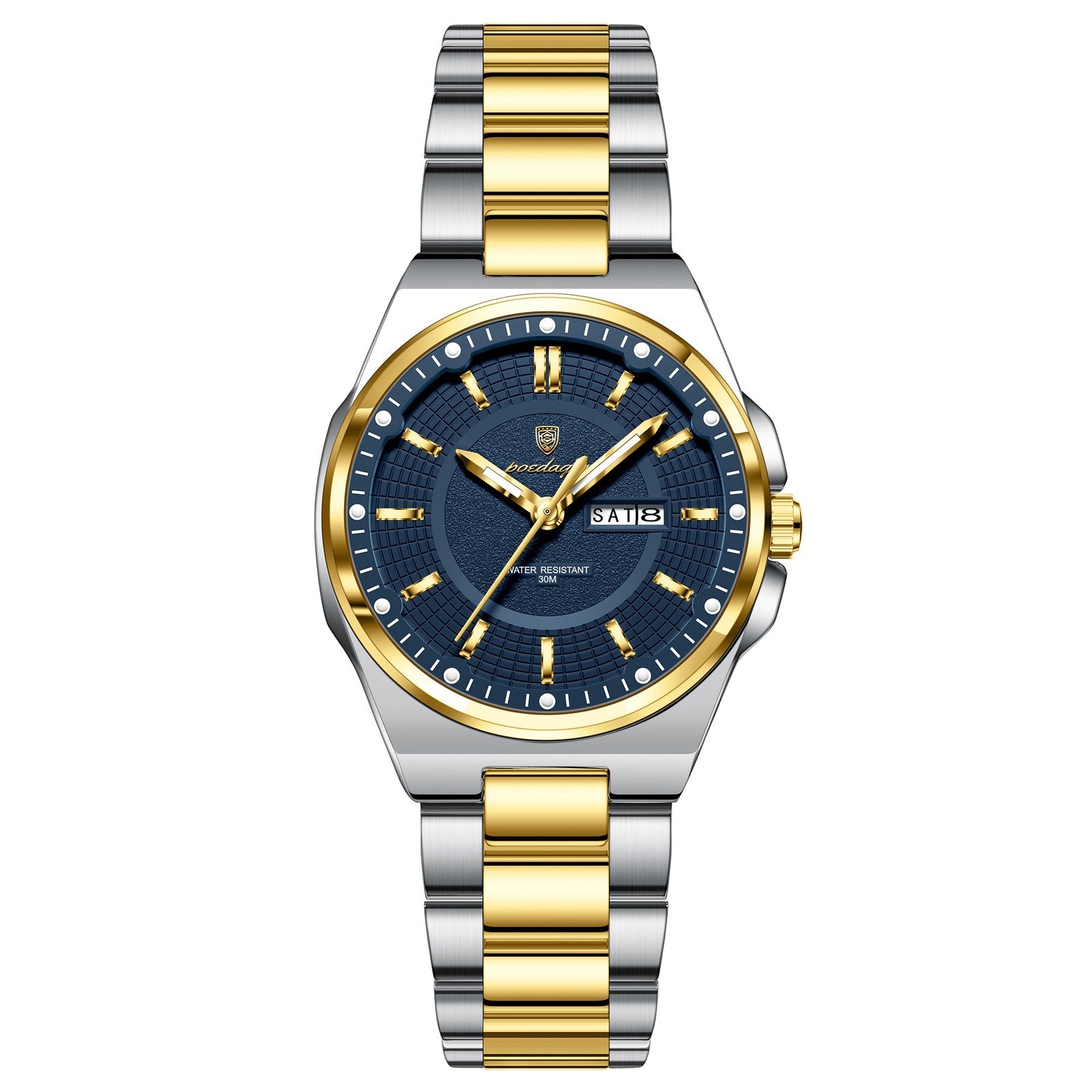 Poedagar 796 watch Gold Blue variant