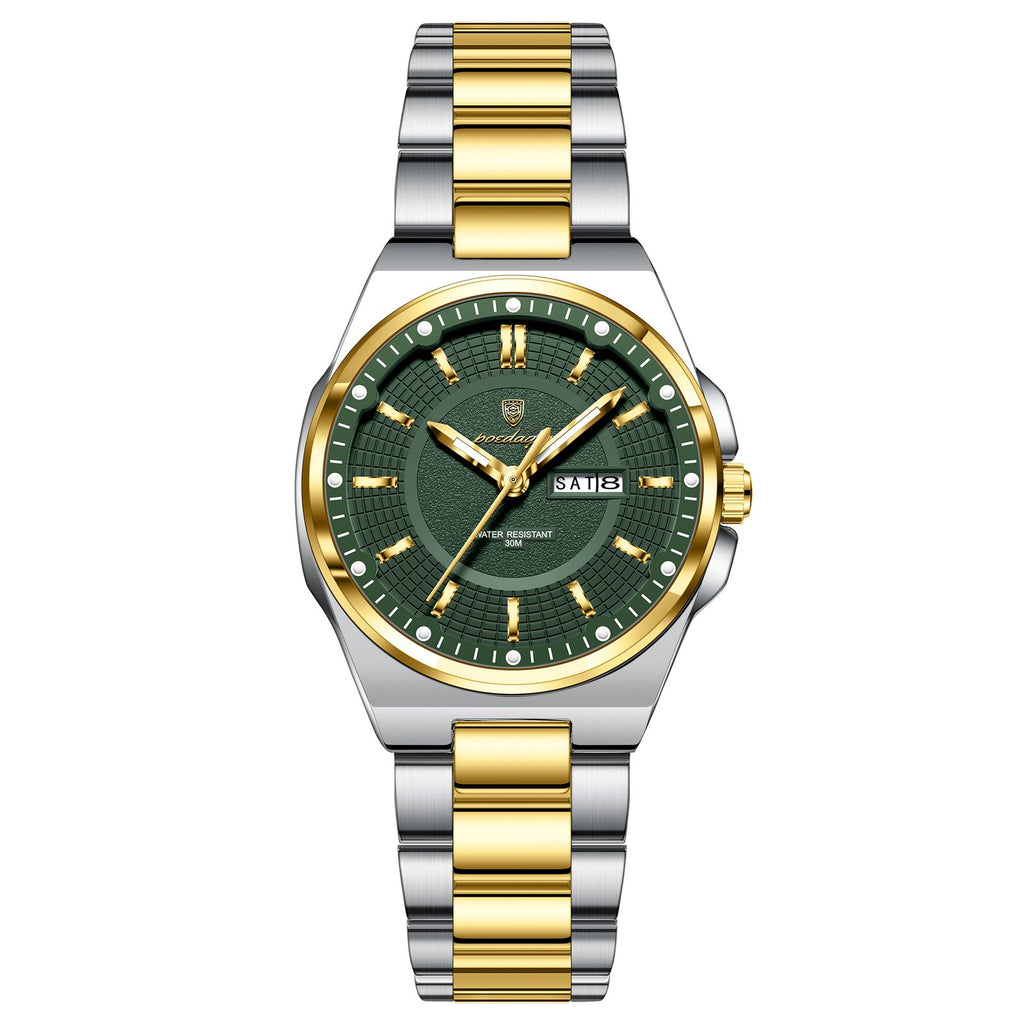Poedagar 796 watch Gold Green variant