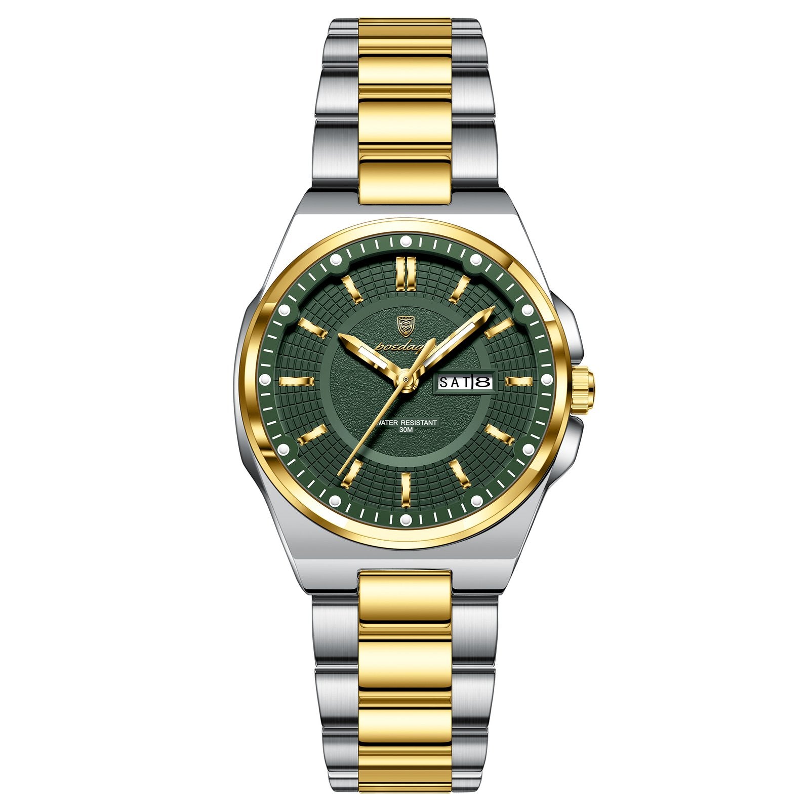 Poedagar 796 watch Gold Green variant