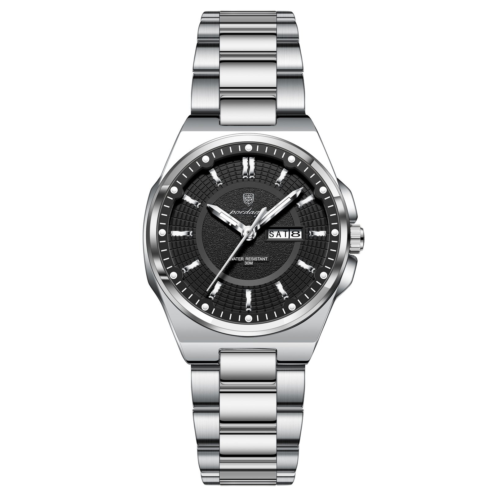 Poedagar 796 watch Silver Black variant