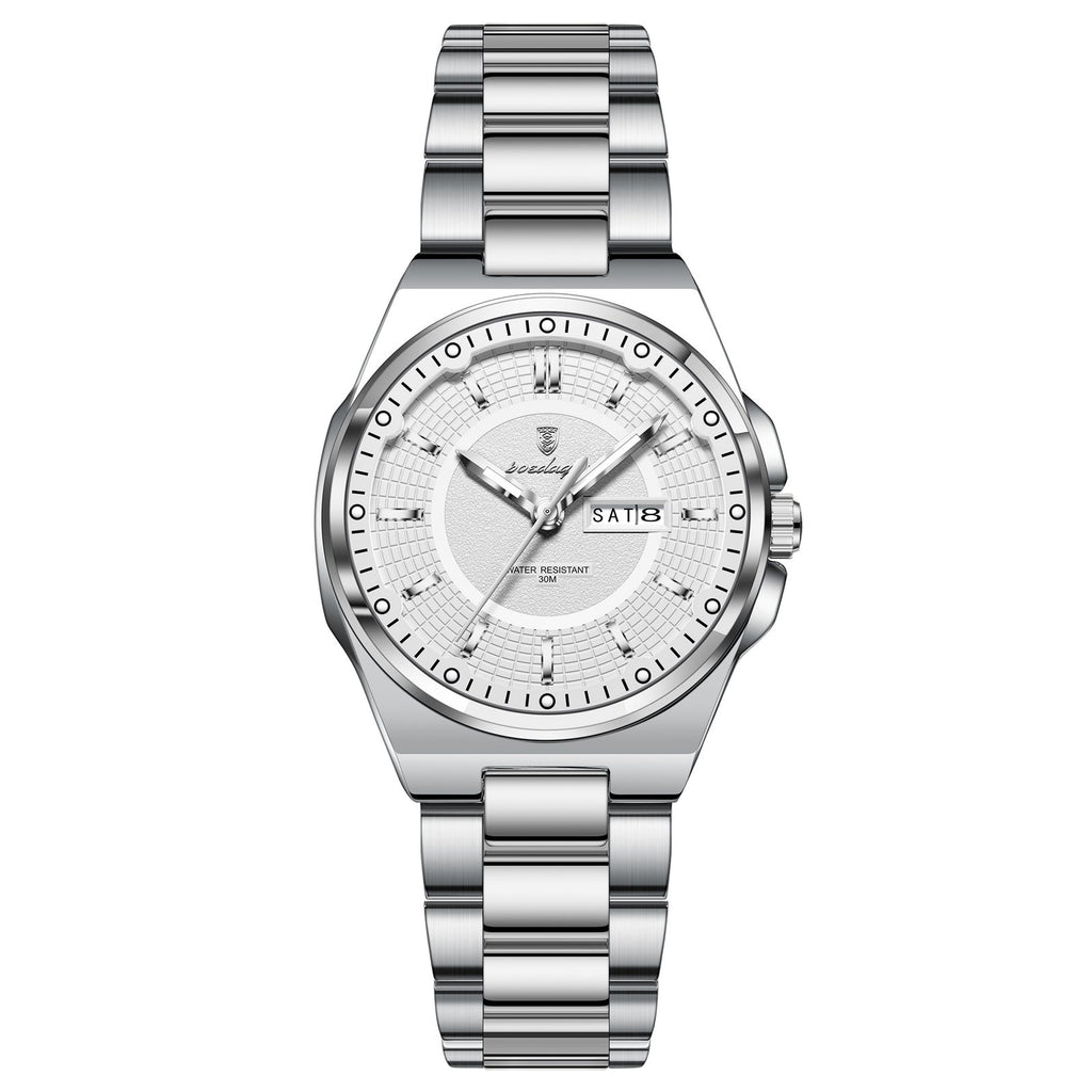 Poedagar 796 watch Silver White variant