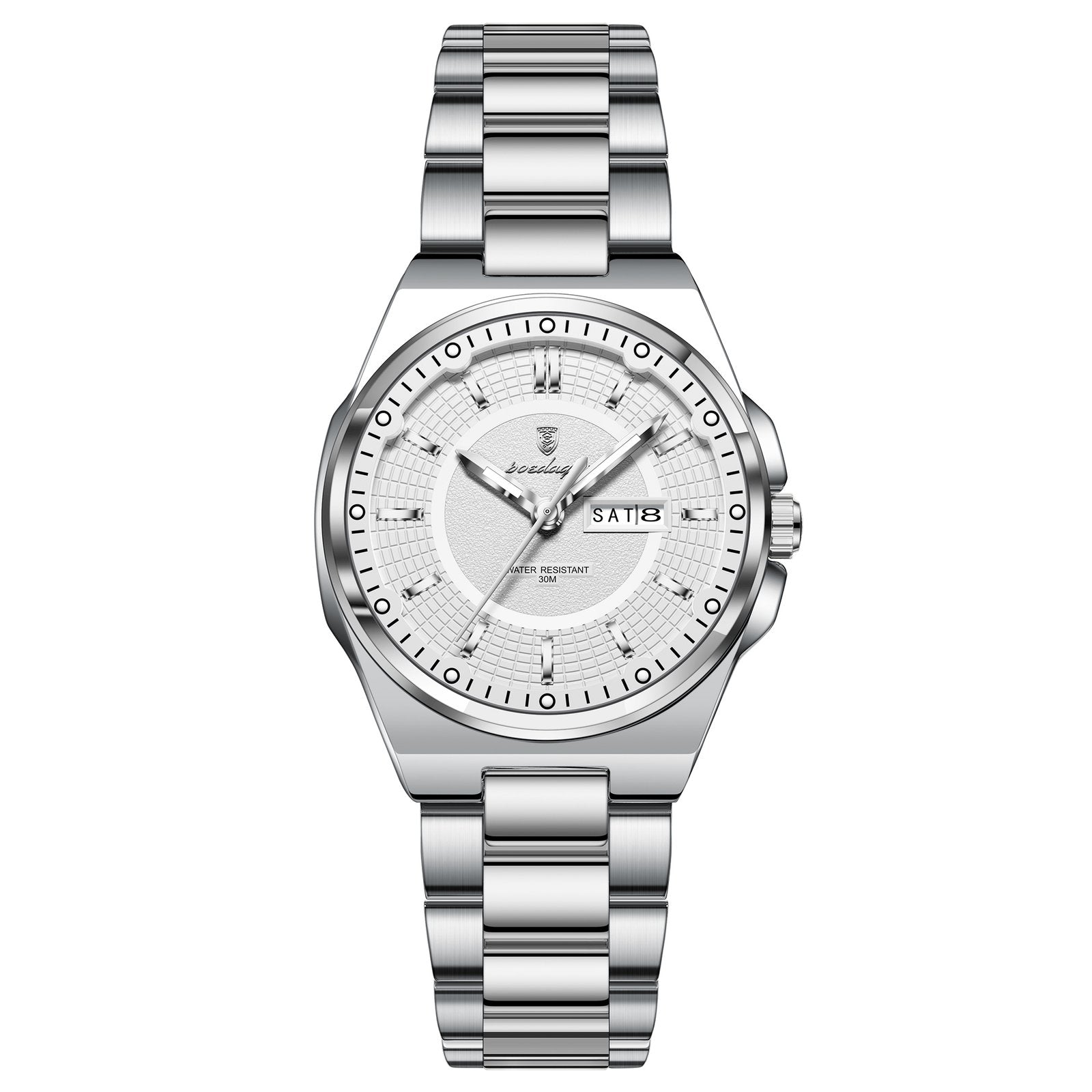Poedagar 796 watch Silver White variant