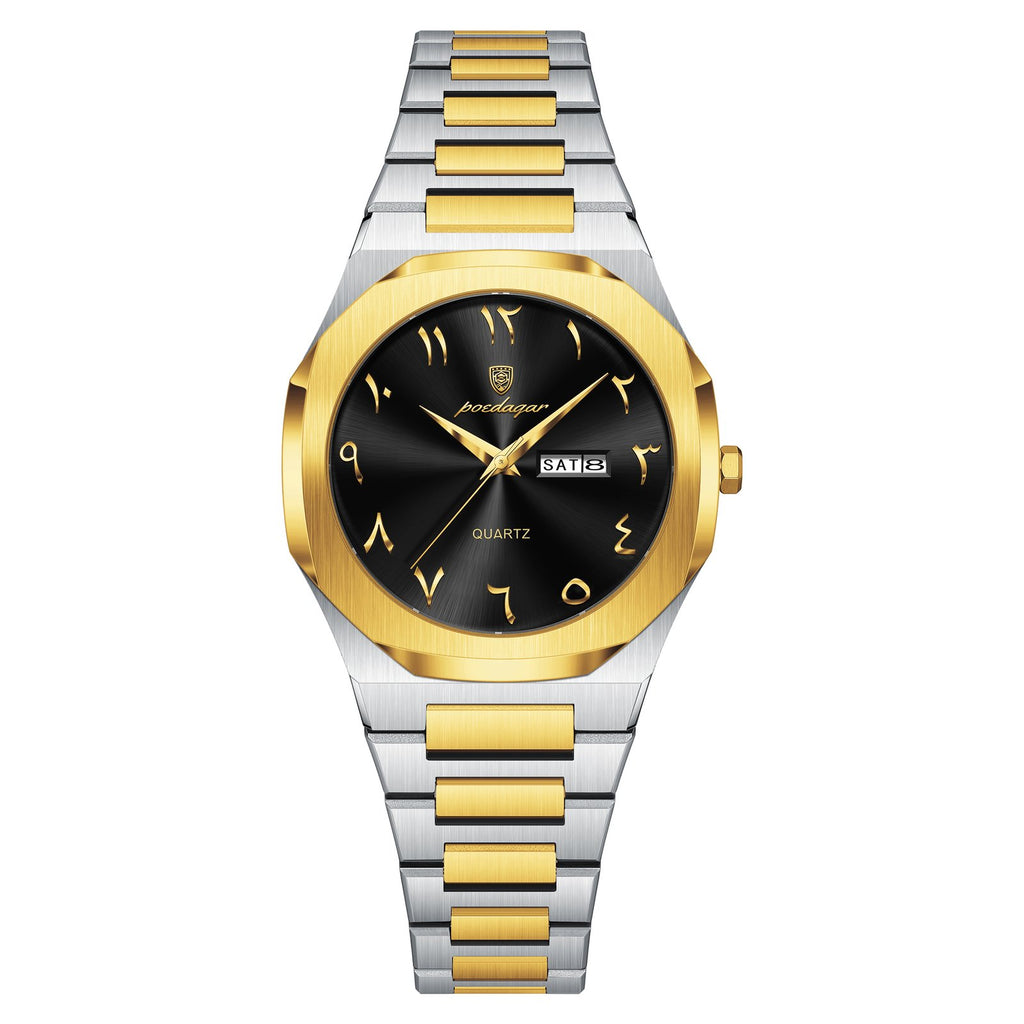 Poedagar 798 watch Gold Black variant