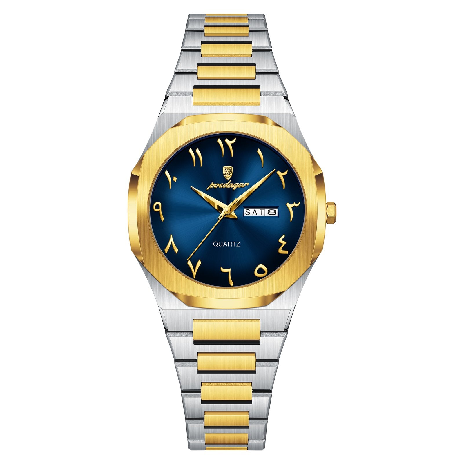 Poedagar 798 watch Gold Blue variant
