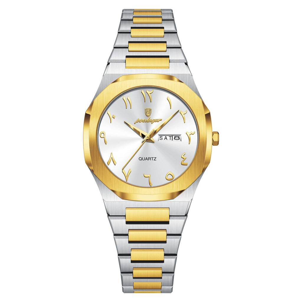 Poedagar 798 watch Gold White variant