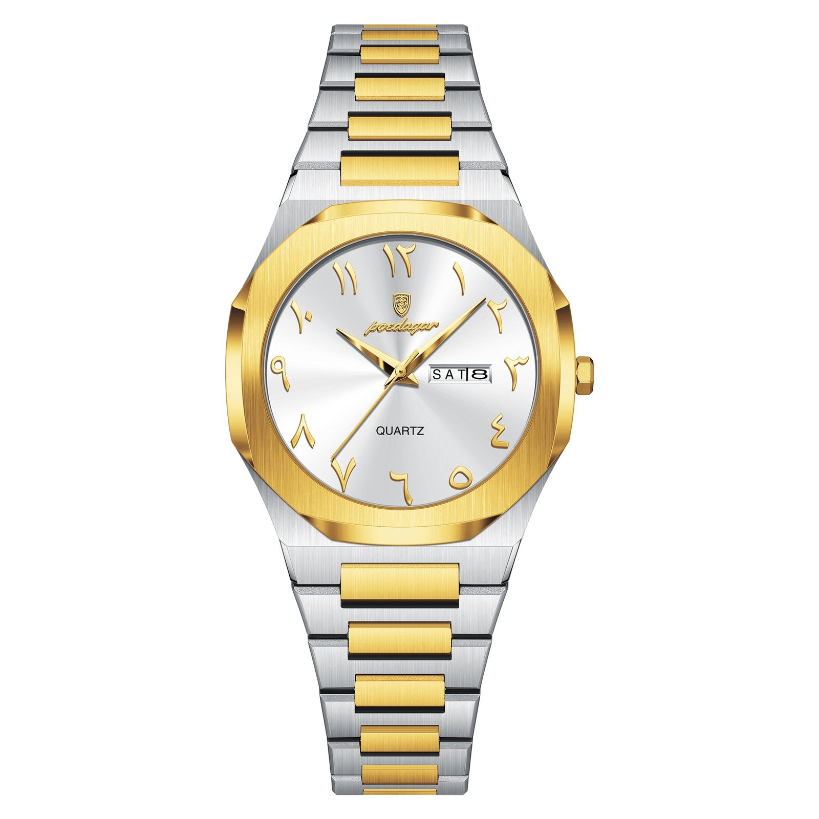 Poedagar 798 watch Gold White variant