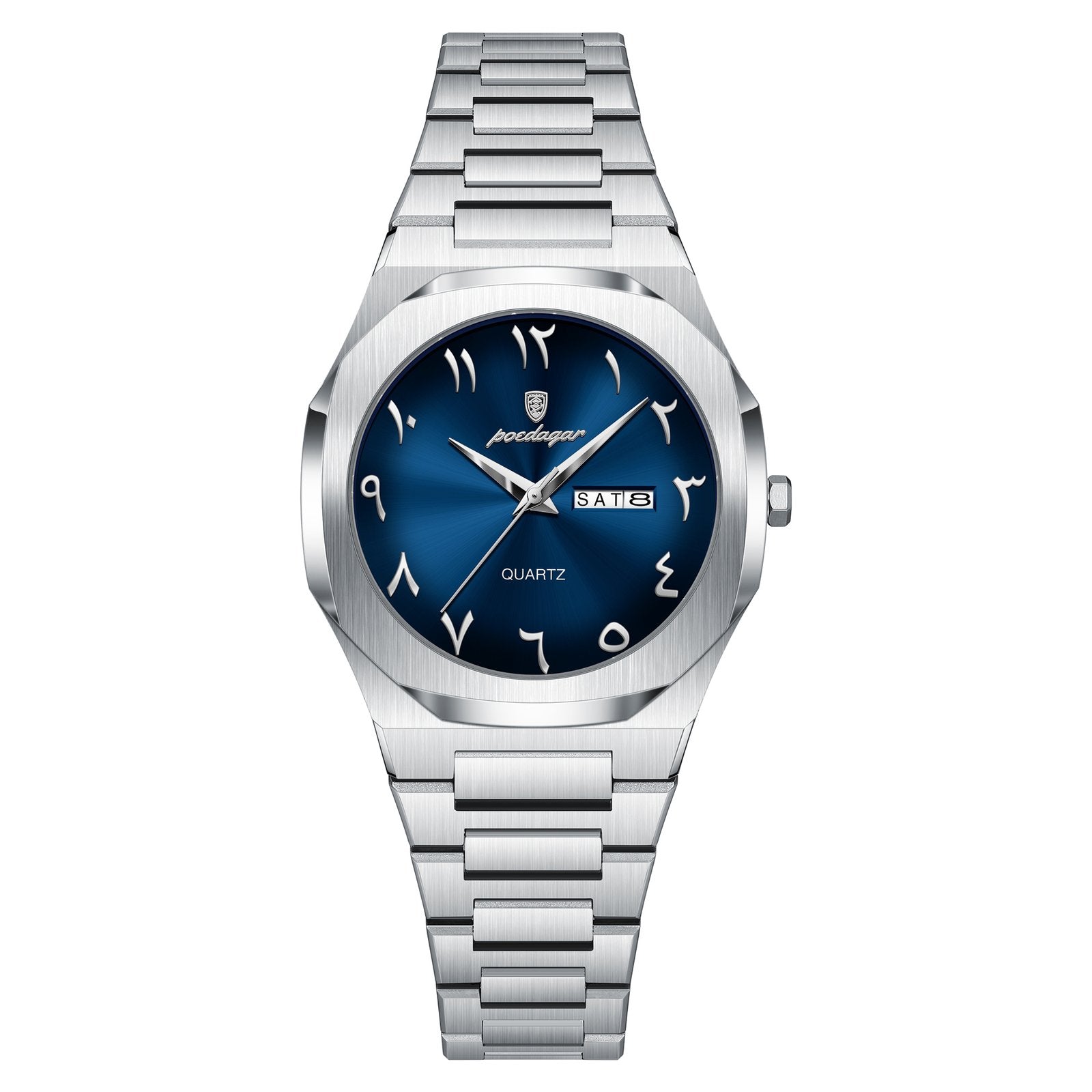 Poedagar 798 watch Silver Blue variant