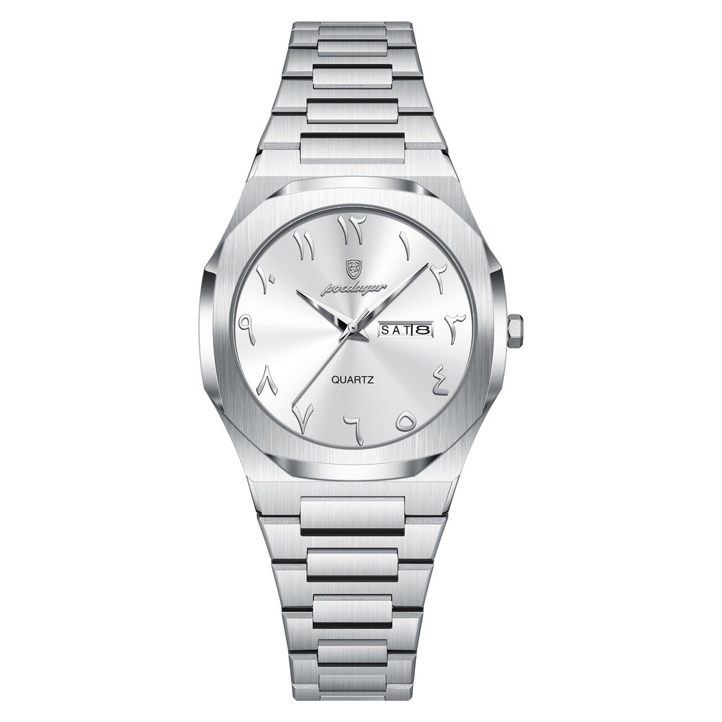 Poedagar 798 watch Silver White variant
