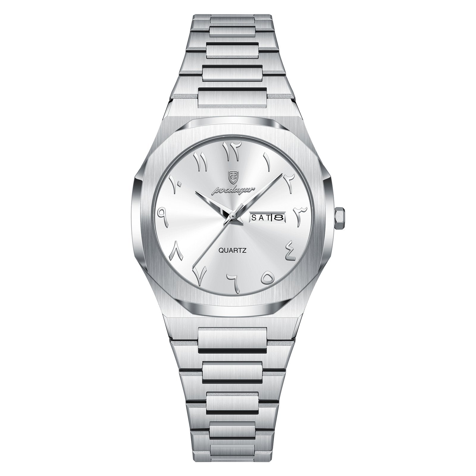 Poedagar 798 watch Silver White variant