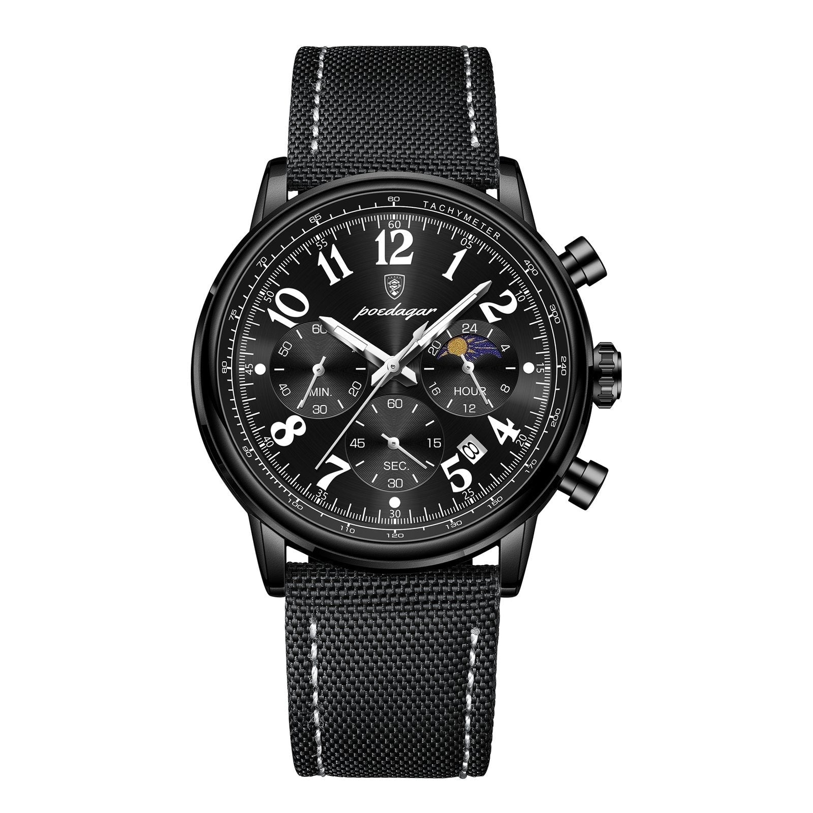 Poedagar 808 watch Black Black variant