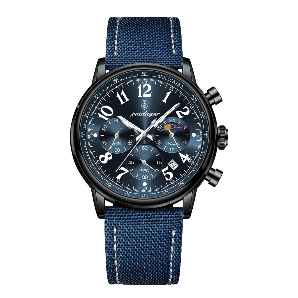 Poedagar 808 watch Black Blue variant