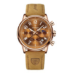 Poedagar 808 watch Rose Gold Brown variant