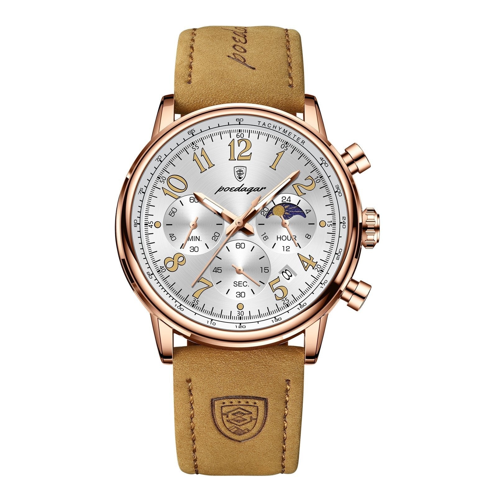 Poedagar 808 watch Rose Gold White variant