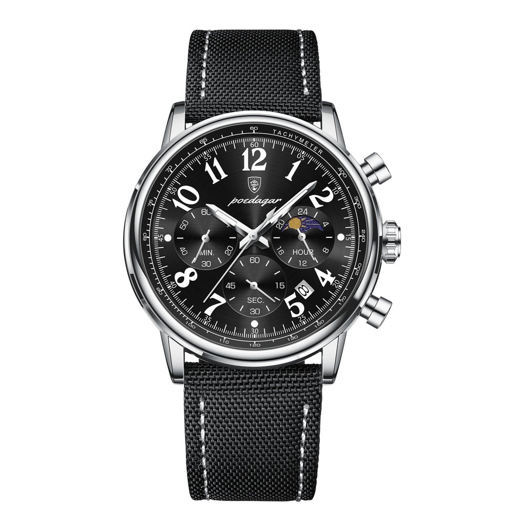 Poedagar 808 watch Silver Black variant