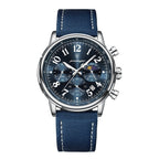 Poedagar 808 watch Silver Blue variant