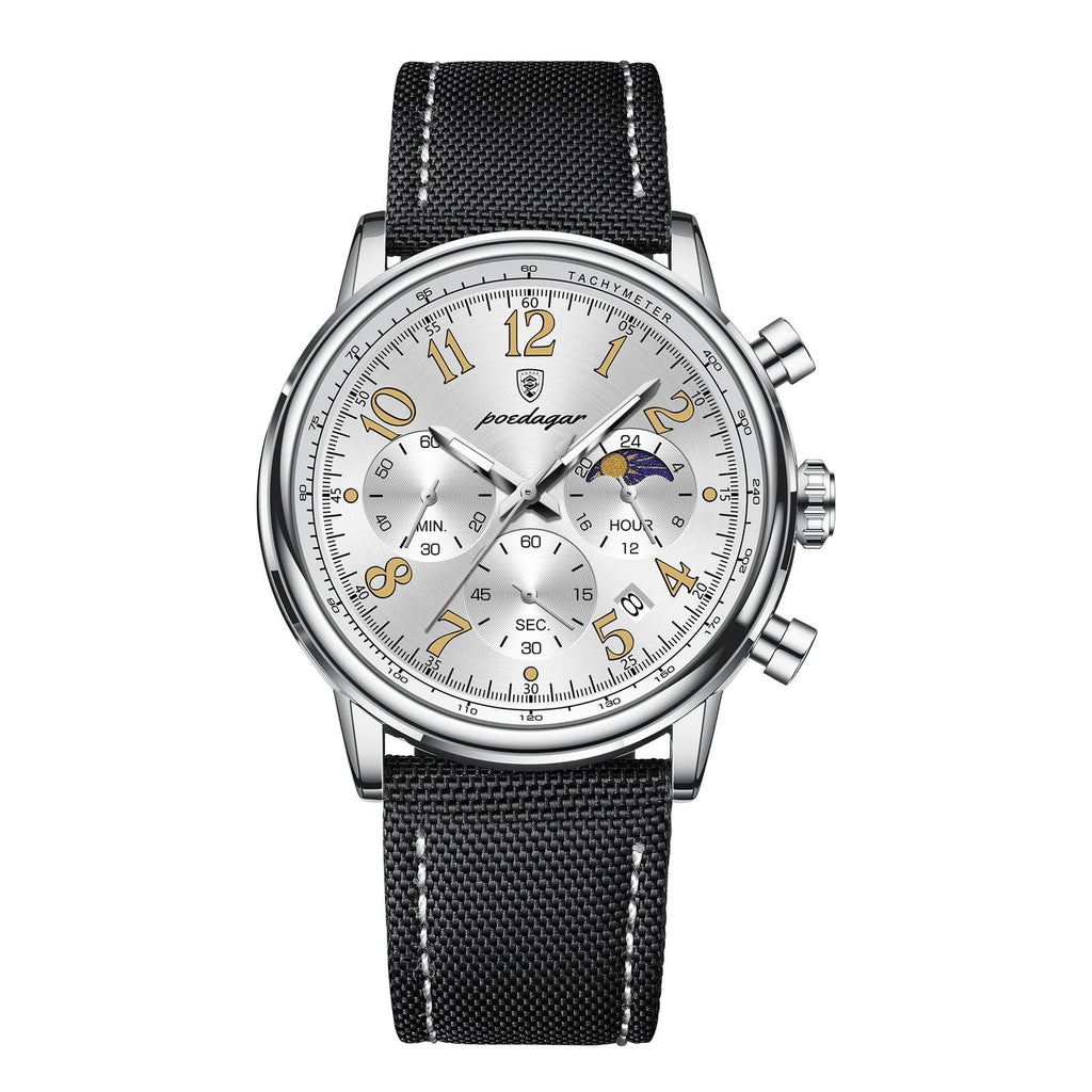 Poedagar 808 watch Silver White variant