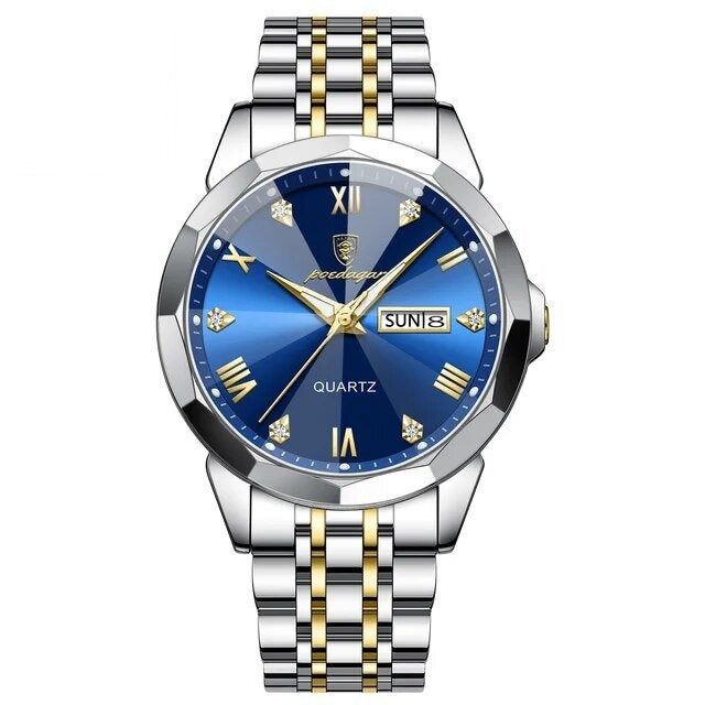 Poedagar 810 watch Gold Blue variant
