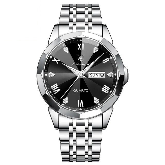 Poedagar 810 watch Silver Black variant