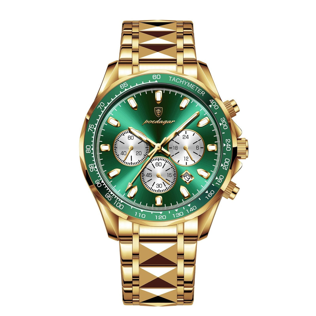 Poedagar 815 watch All Gold Green variant