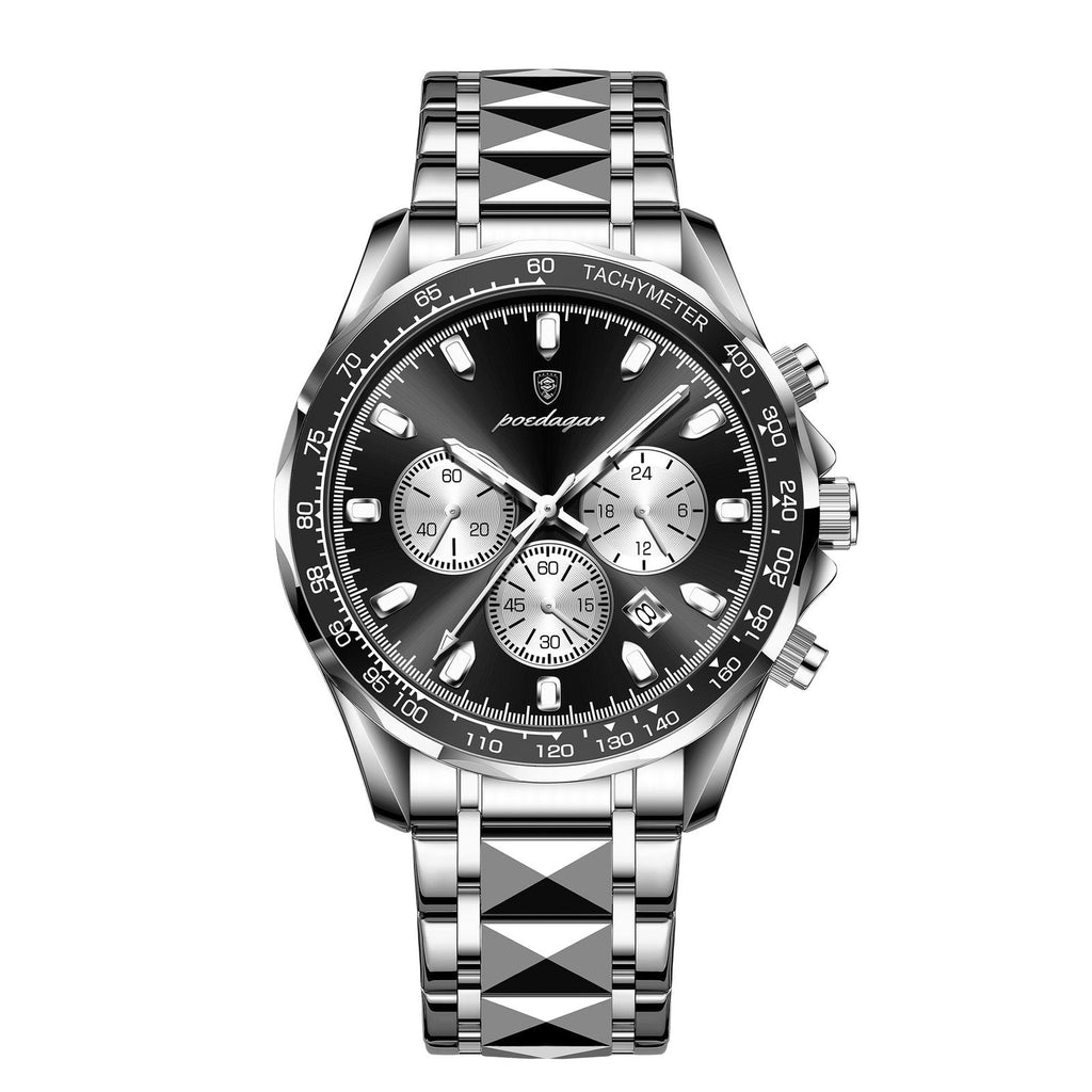 Poedagar 815 watch Silver Black variant