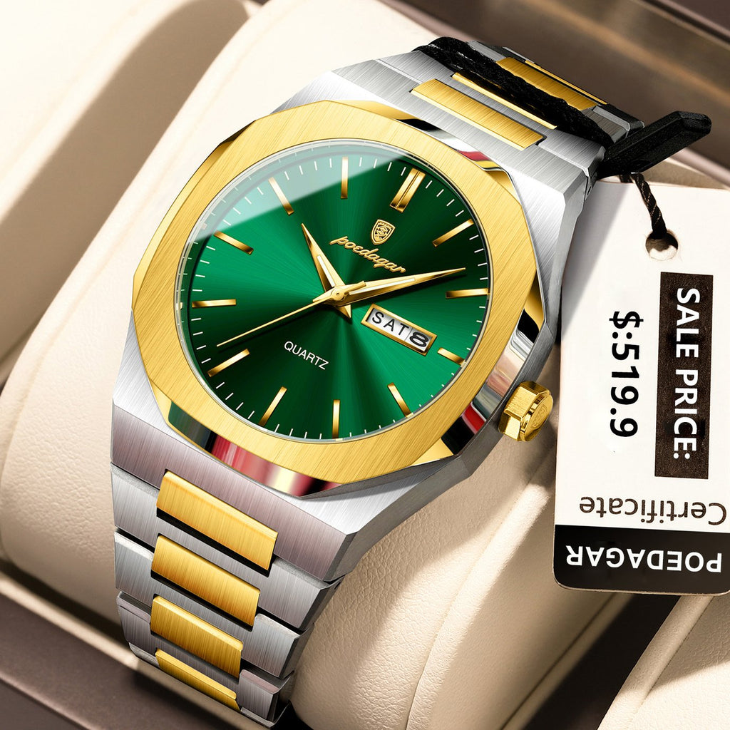 Poedagar 825 watch Gold Green S variant