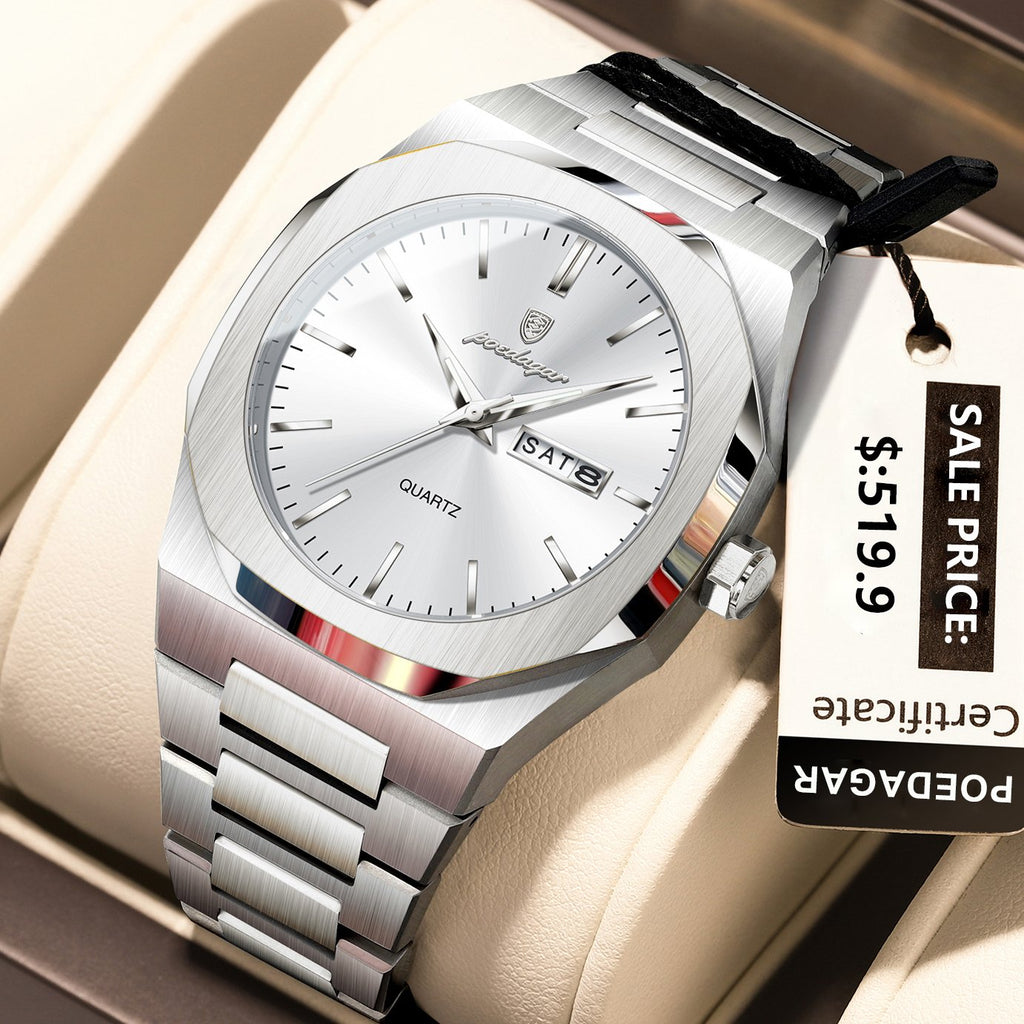 Poedagar 825 watch Silver White S variant