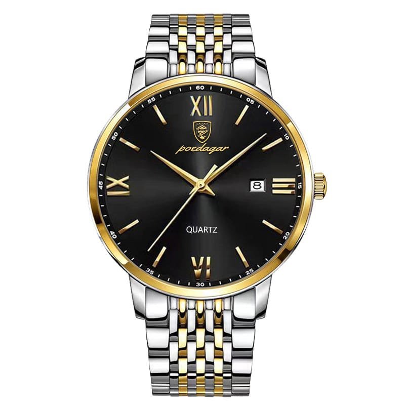 Poedagar 826 watch Gold Black (Steel) variant