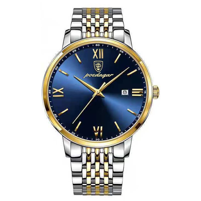 Poedagar 826 watch Gold Blue variant