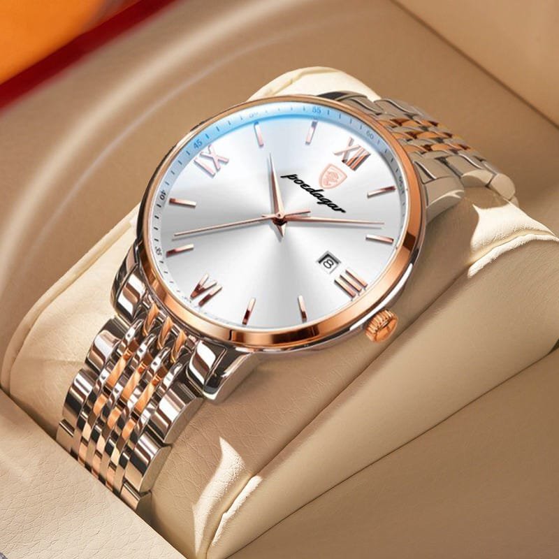 Poedagar 826 watch Rose Gold White variant