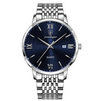 Poedagar 826 watch Silver Blue (Steel) variant