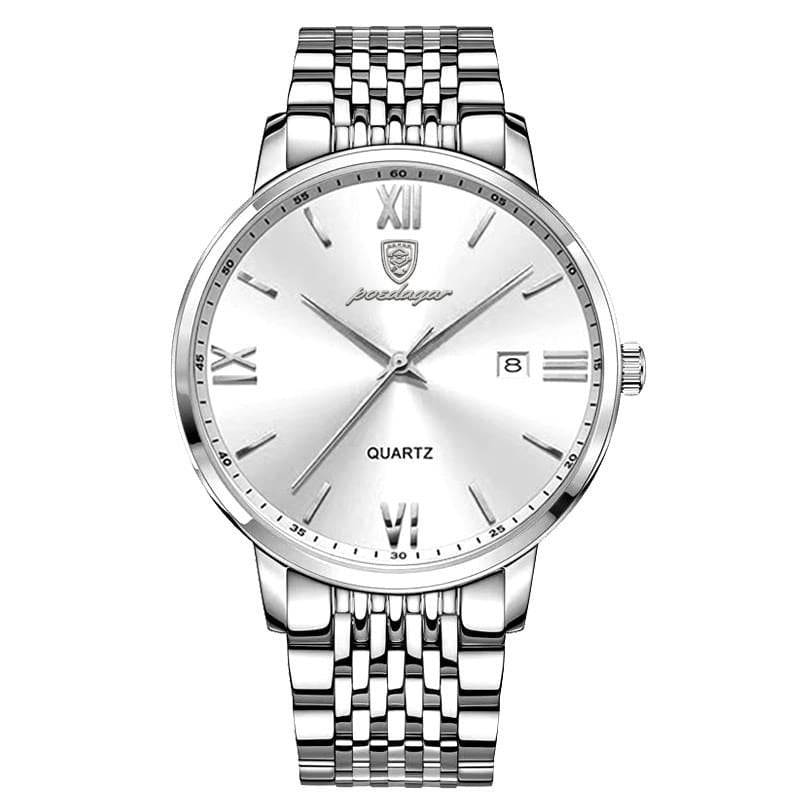 Poedagar 826 watch Silver White (Steel) variant