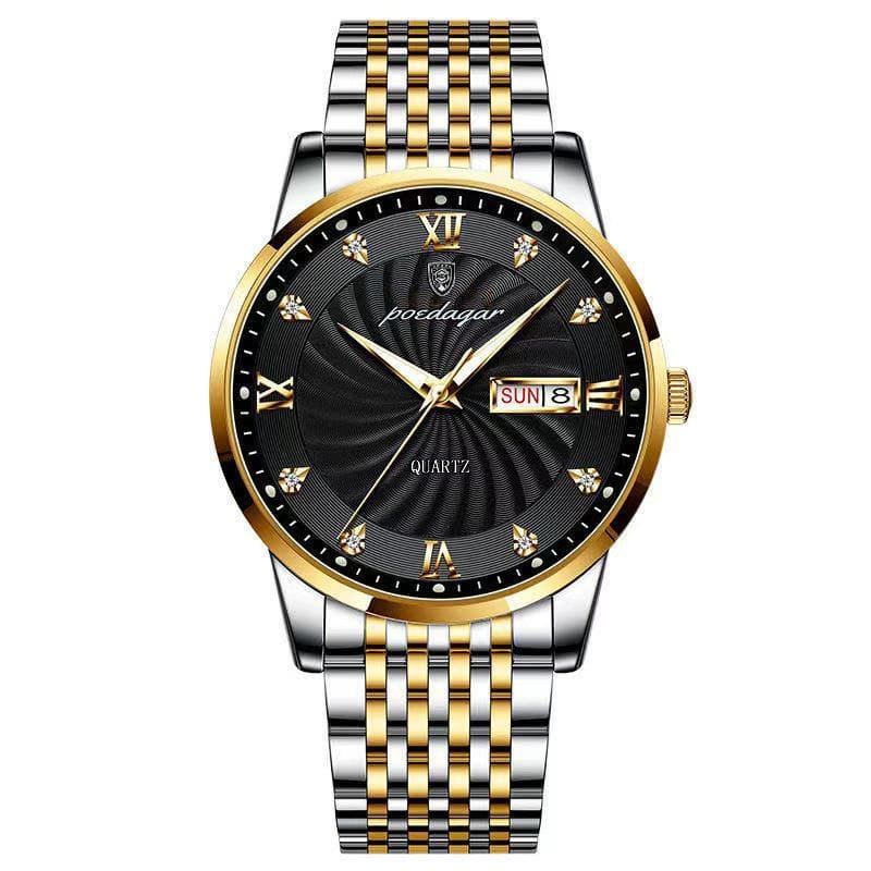Poedagar 827 watch Gold Black variant