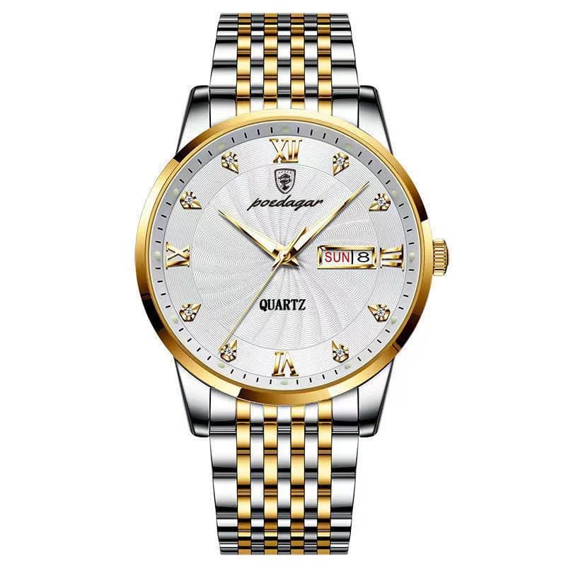 Poedagar 827 watch Gold White variant