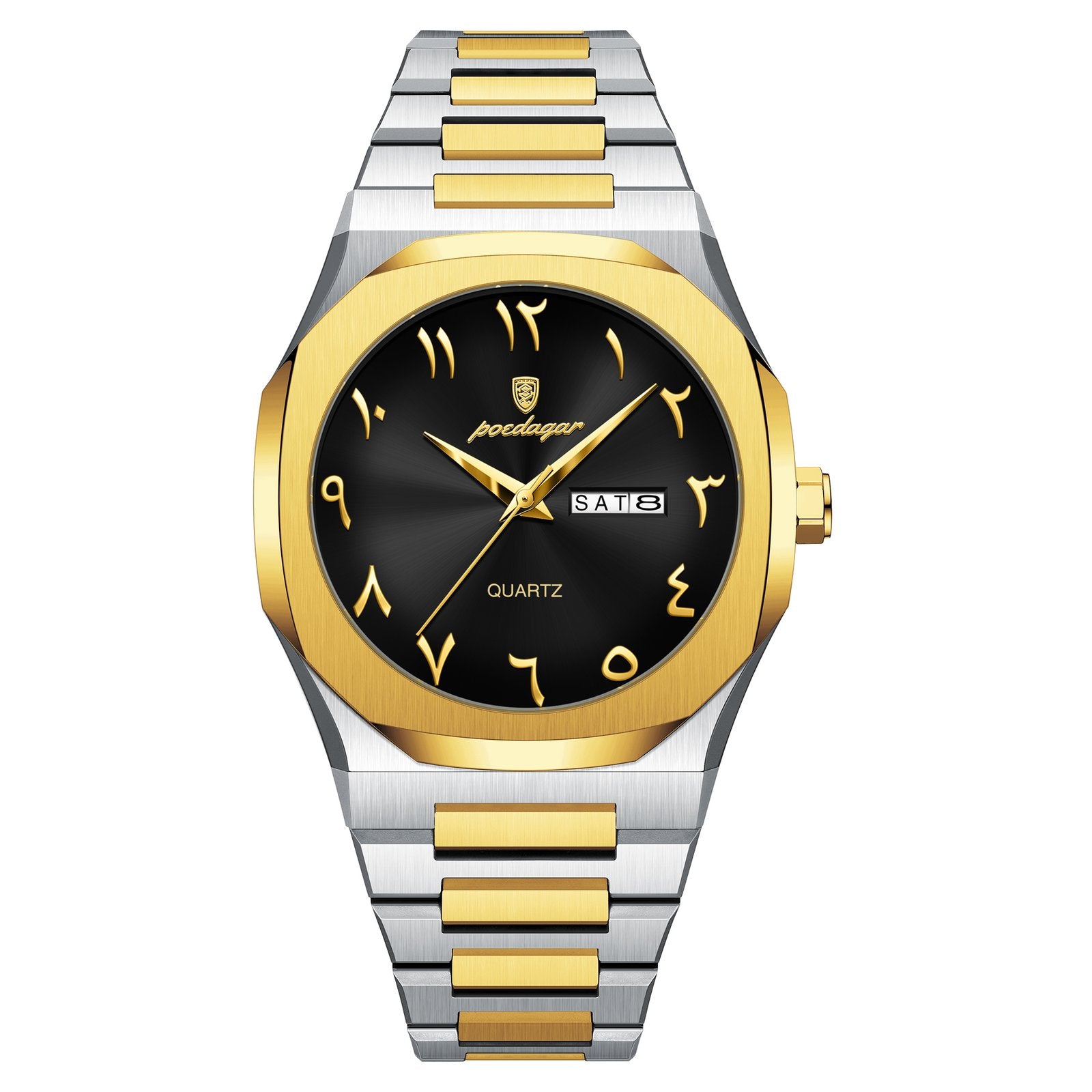 Poedagar 830 watch Gold Black variant