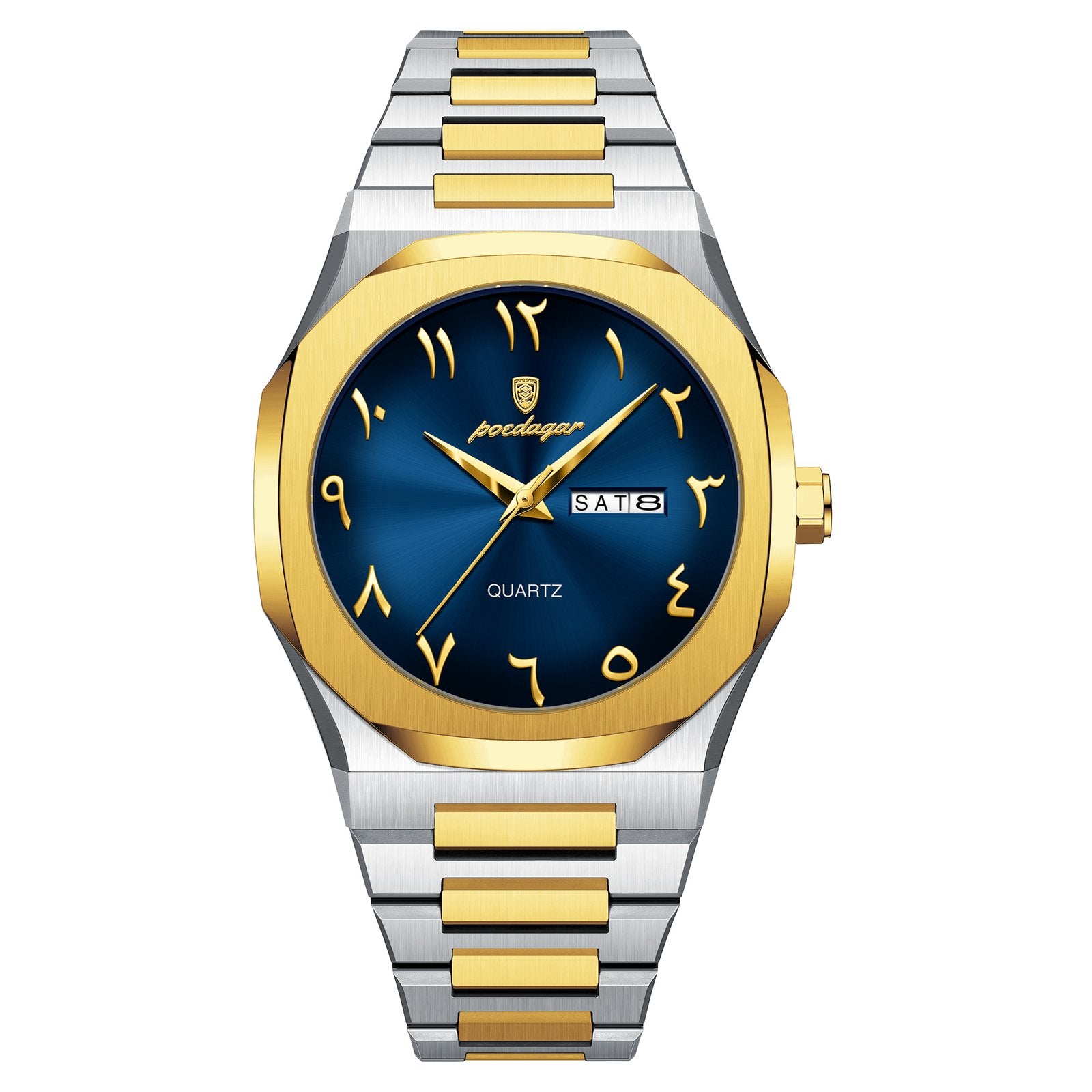 Poedagar 830 watch Gold Blue variant