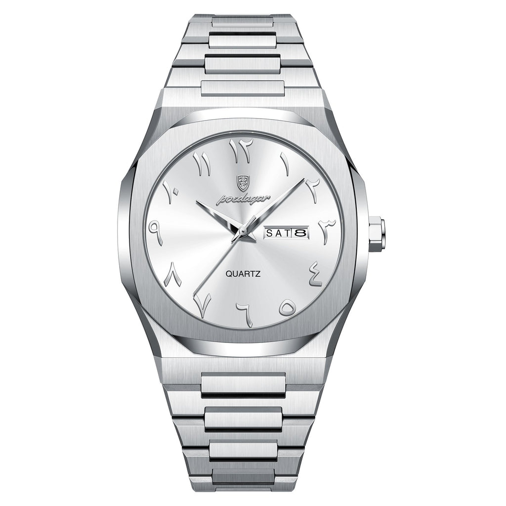 Poedagar 830 watch Silver White variant