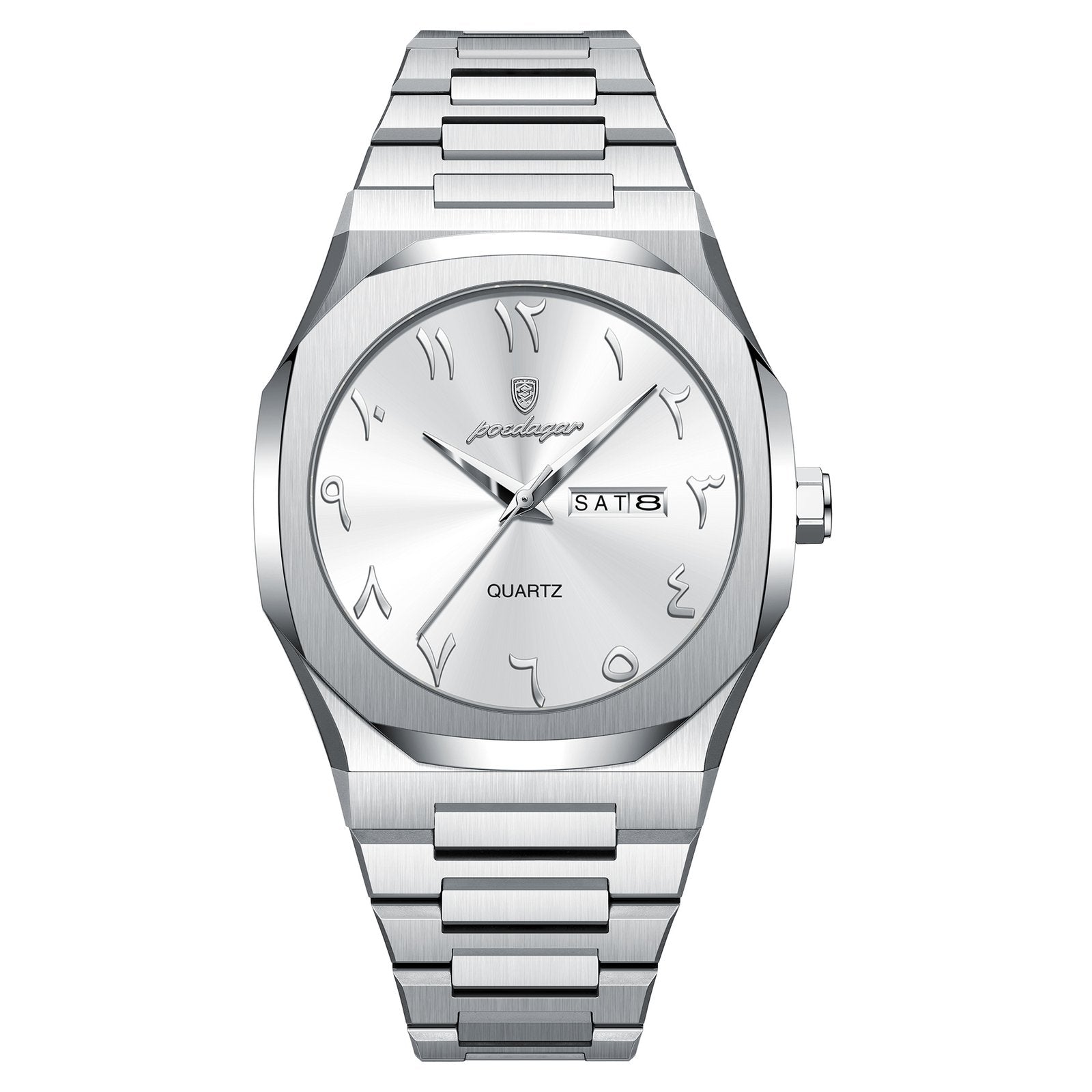 Poedagar 830 watch Silver White variant