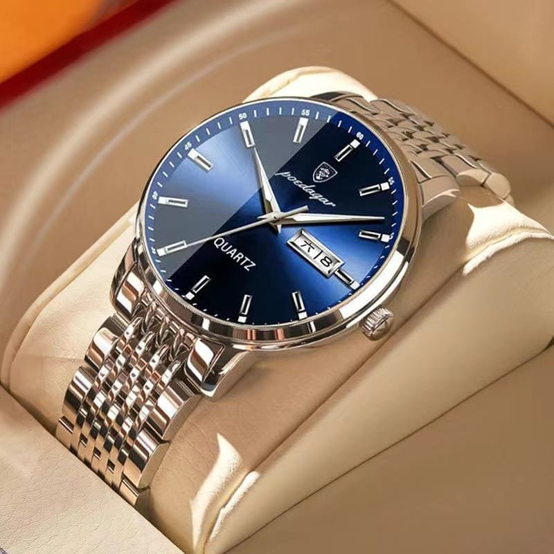 Poedagar 832 watch Silver Blue variant