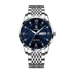 Poedagar 836 watch Silver Blue Steel variant