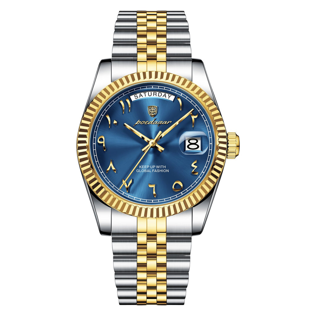 Poedagar 845 watch Gold Blue variant